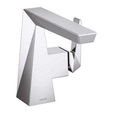 Click here to see Delta 543-PR-MPU-DST Delta Trillian Single Handle Bathroom Faucet w/ Pop-Up, 1.2 GPM, Lumicoat Chrome - 543-PR-MPU-DST