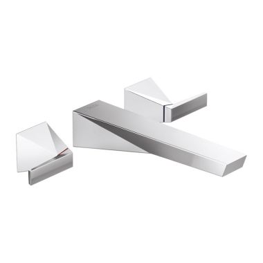 Click here to see Delta T3543LF-PR-WL Delta Trillian Wall-Mount Chrome Lavatory Faucet Trim for 8
