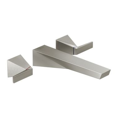 Click here to see Delta T3543LF-SS-PR-WL Delta Trillian Wall-Mount Stainless Lavatory Faucet Trim for 8