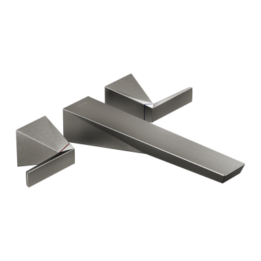 Click here to see Delta T5743-KS-PR-WL Delta Trillian Two-Handle Wall-Mount Tub Filler Trim, Lever Handles, ADA-Compliant, Lumicoat Black Stainless - T5743-KS-PR-WL