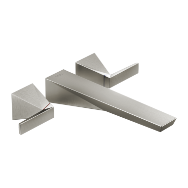 Click here to see Delta T5743-SS-PR-WL Delta Trillian Two-Handle Wall-Mount Tub Filler Trim, Lever Handles, ADA-Compliant, Lumicoat Stainless - T5743-SS-PR-WL