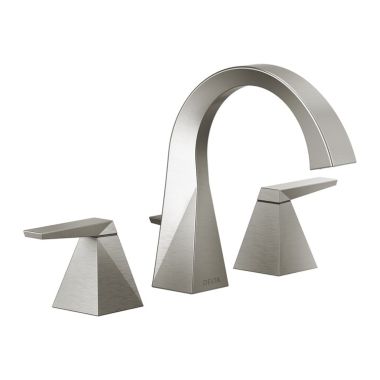Click here to see Delta 35546-SS-PR-MPU-DST Delta Trillian Widespread Lavatory Faucet, High Arc, 4