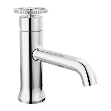 Click here to see Delta 558-LPU-DST Delta Trinsic Single-Handle Bathroom Faucet, Less Pop-Up, 1.2 GPM, Chrome - 558-LPU-DST
