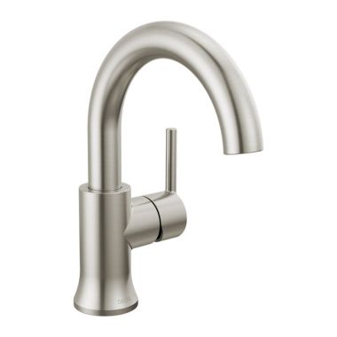 Click here to see Delta 559HAR-SS-DST Delta Trinsic Single-Handle Bathroom Faucet w/ Pop-Up, Rigid Spout, 1.2 GPM, Stainless - 559HAR-SS-DST
