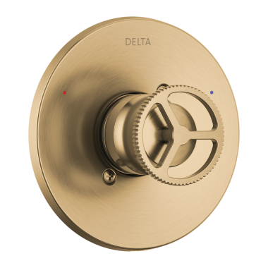 Click here to see Delta T14058-CZ Delta Trinsic Monitor 14 Series Valve Trim, Wheel Handle, Champagne Bronze - T14058-CZ