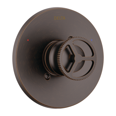 Click here to see Delta T14058-RB Delta Trinsic Monitor 14 Series Valve Trim, Wheel Handle, Venetian Bronze - T14058-RB