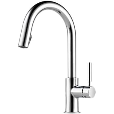 Click here to see Brizo 63020LF-PC Brizo Solna Single Handle Pull-Down Kitchen Faucet, Polished Chrome - 63020LF-PC