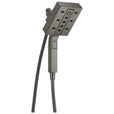 Click here to see Delta 58473-KS-PR Delta Universal Showering 1.75 GPM 4-Setting Two-In-One Shower, H2Okinetic Technology, Touch-Clean Spray Nozzles,  Lumicoat Black Stainless - 58473-KS-PR