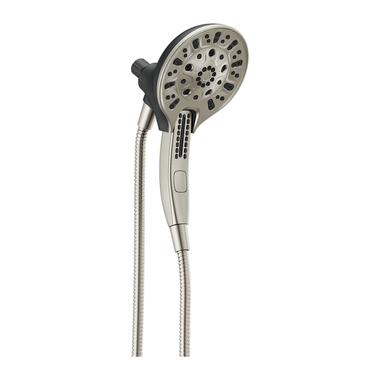 Click here to see Delta 75505SN Delta 75505SN Two-In-One 5-Setting Shower Head  - Brushed Nickel