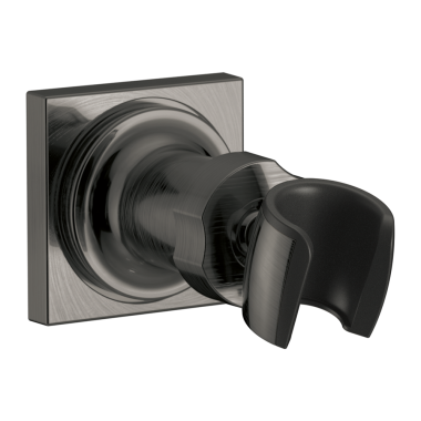 Click here to see Delta U4010-KS-PR-PK Delta Universal Adjustable Wall Mount For Hand Shower, Lumicoat Black Stainless - U4010-KS-PR-PK