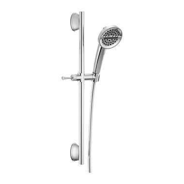 Click here to see Delta 51386-PR Delta 3-Setting Hand Shower with Slide Bar, Touch-Clean, WaterSense, 1.75 GPM, Lumicoat Chrome - 51386-PR