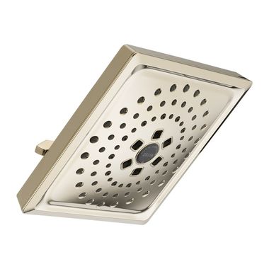 Click here to see Delta 52684-PN-PR Delta H2Okinetic 3-Setting Raincan Shower Head, 1.75 GPM, Lumicoat Polished Nickel - 52684-PN-PR