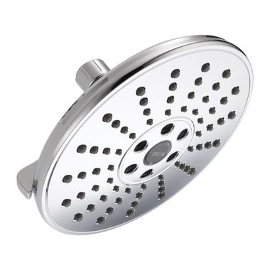 Click here to see Delta 52688-PR Delta H2OKinetic 3-Setting Raincan Shower Head, 1.75 GPM, Lumicoat Chrome - 52688-PR