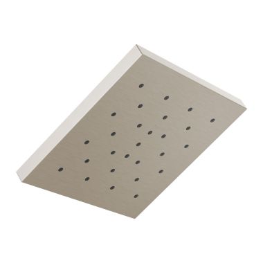 Click here to see Delta 52161-SS-PR Delta Shower Head with UltraSoak Spray, H2Okinetic Technology, Touch-Clean Nozzles, 1.75 GPM, Lumicoat Stainless Steel - 52161-SS-PR