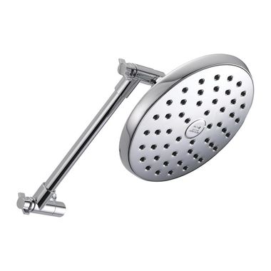 Click here to see Delta 75174C Delta 1.75 GPM Single-Spray Setting Raincan Shower Head with Adjustable Arm, Touch-Clean Nozzles, WaterSense Certified, Lumicoat Chrome - 75174C