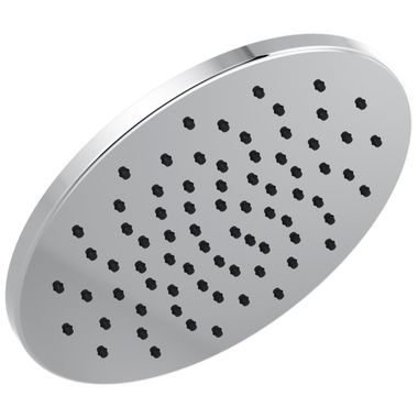 Click here to see Delta 52158 Delta 11-3/4in Single-Setting Metal Raincan Shower Head, 1.75 GPM, Round, Touch-Clean Nozzles, WaterSense, Chrome - 52158
