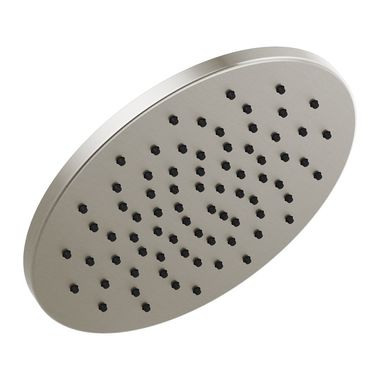 Click here to see Delta 52158-SS-PR Delta Universal Showering Single-Setting Raincan Showerhead, 1.75 GPM, Lumicoat Stainless Steel - 52158-SS-PR