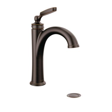 Click here to see Delta 532-RBMPU-DST Delta Woodhurst Single-Handle Bathroom Faucet, Deck Mount, 1.2 GPM, Venetian Bronze - 532-RBMPU-DST