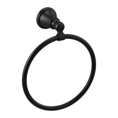 Click here to see Delta 73246-BL Delta Woodhurst Hand Towel Ring, Matte Black - 73246-BL