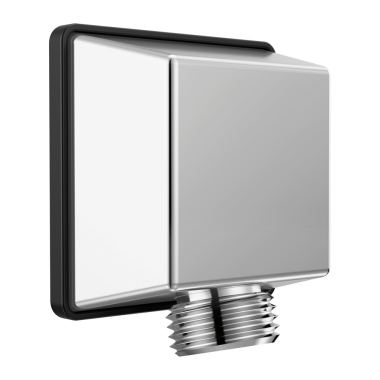 Click here to see Delta 50570-PR Delta Square Wall Elbow For Hand Showers, Lumicoat Chrome - 50570-PR