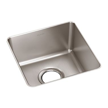 Click here to see Elkay ELUH1212T Elkay ELUH1212T Lustertone Iconix Single Bowl Undermount Kitchen Sink, Stainless Steel - Luminous Satin