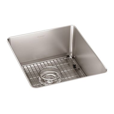 Click here to see Elkay ELUH1316TDBG Elkay ELUH1316TDBG Lustertone Iconix Single Bowl Undermount Kitchen Sink Kit, Stainless Steel - Luminous Satin