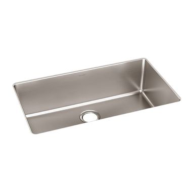 Click here to see Elkay ELUH3017T Elkay ELUH3017T Lustertone Iconix Single Bowl Undermount Kitchen Sink, Stainless Steel - Luminous Satin
