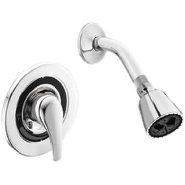 Click here to see Cleveland Faucet 40315V CFG Cornerstone Round Single-Handle Pressure Balancing Cycling Shower Faucet with 2.5 GPM Shower Head, Lever Handle, Less Valve, Chrome - 40315V