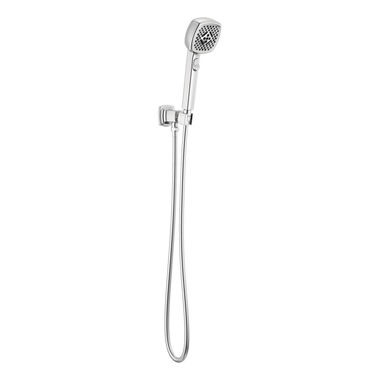 Click here to see Brizo 85467-PC Brizo Allaria 4-Function Hand Shower with Dual Check Valves, 1.75 GPM, 80 PSI, WaterSense, Polished Chrome - 85467-PC