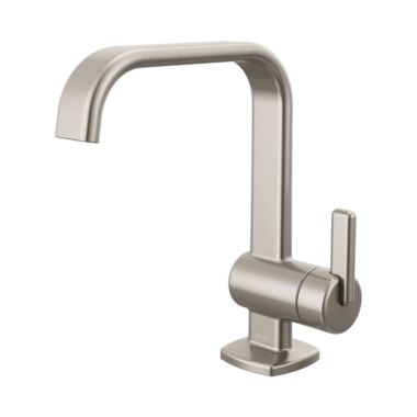 Click here to see Brizo 65067LF-NK-ECO Brizo Allaria Single-Handle Deck-Mount Brilliance Luxe Nickel Lavatory Faucet, 1.2 GPM, Single-Hole - 65067LF-NK-ECO