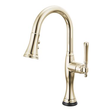 Click here to see Brizo 64958LF-PN Brizo Tulham SmartTouch Single Handle Pull-Down Bar/Prep Faucet, Polished Nickel - 64958LF-PN