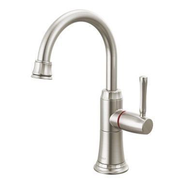 Click here to see Brizo 61358LF-H-SS Brizo Tulham One-Handle Instant Hot Water Faucet, Stainless Steel - 61358LF-H-SS