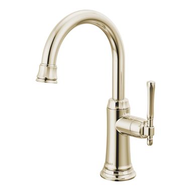 Click here to see Brizo 61358LF-C-PN Brizo Tulham One Handle Beverage Faucet, Polished Nickel - 61358LF-C-PN