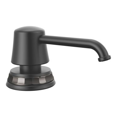 Click here to see Brizo RP101661BLBNX Brizo RP101661BLBNX Tulham Soap / Lotion Dispenser - Matte Black / Black Onyx 
