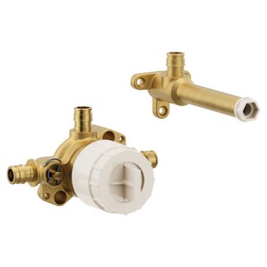 Click here to see Moen WMV130CXS Moen WMV130CXS M-Pact Wall-Mount Tub Rough-In Valve, 1/2