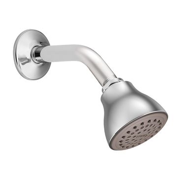 Click here to see Moen 6304EP Moen Easy Clean XL 2-1/2in Single-Spray Function Showerhead, Arm and Flange, Round, Eco-Performance, WaterSense Certified, 1.75 GPM, Chrome - 6304EP