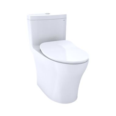 Click here to see Toto MS646234CEMFGN#01 TOTO Aquia IV One-Piece Elongated Toilet, Sanagloss, WASHLET+, Cotton White - MS646234CEMFGN#01