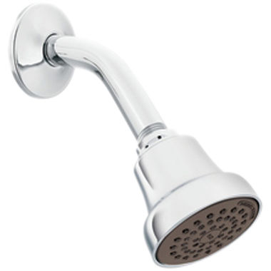 Click here to see Cleveland Faucet 42916GR Cleveland Faucet Cornerstone 2in Single-Function Shower Head with Arm and Flange, Round, Wall-Mount, WaterSense, 1.75 GPM, Chrome - 42916GR