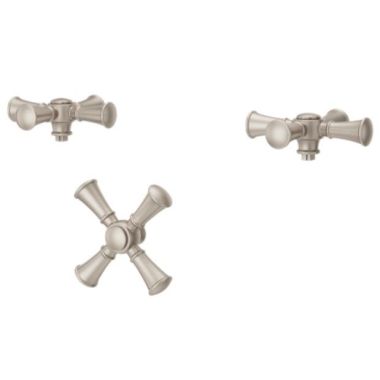 Click here to see Pfister HHL-LG6-TBK Pfister Tisbury Cross-Handle For Tub Filler Trims, Brushed Nickel - HHL-LG6-TBK