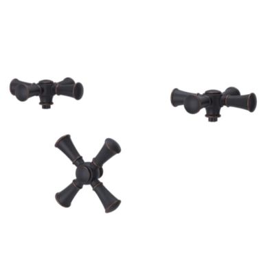 Click here to see Pfister HHL-LG6-TBY Pfister Tisbury Cross-Handle For Tub Filler Trims, Tuscan Bronze - HHL-LG6-TBY