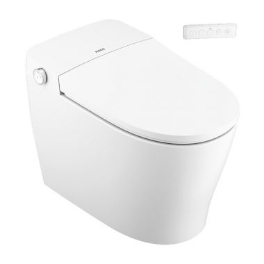 Click here to see Moen ET1300 Moen 3-Series eToilet Smart Toilet with Bidet Seat, Elongated, UV Clean, White - ET1300