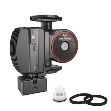 Click here to see Grundfos 99490916 Grundfos Variable Speed Recirculation Pump, 15.9 GPM Flow Rate, 115V Power, Cast Iron Construction, Flanged Design, AUTOADAPT Mode, Composite Impeller -  ALPHA2 26-99F (99490916)