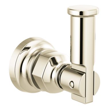 Click here to see Brizo 693476-PN Brizo Invari Single Robe Hook with Mounting Hardware, Brilliance Polished Nickel - 693476-PN