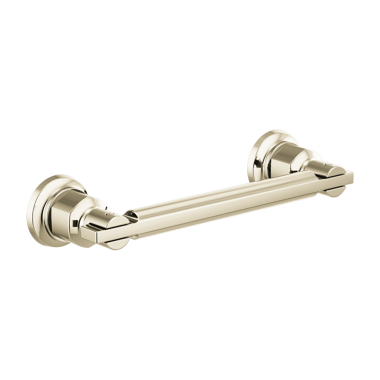 Click here to see Brizo 699176-PN Brizo Invari Rectangular Metal Drawer Knob, Brilliance Polished Nickel - 699276-PN
