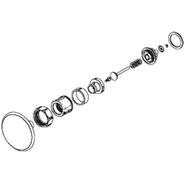 Click here to see Sloan 303381 Sloan C-43-AWB Push Button Assembly, 10-3/4