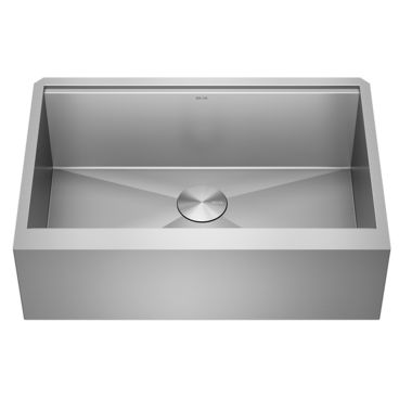 Click here to see Delta 95C9031-33S-SS Delta Rivet 32-7/8” x 20-1/4” x 10-1/2” Single Bowl Undermount Farmhouse Apron Front Kitchen Sink Kit, 95C9031-33S-SS