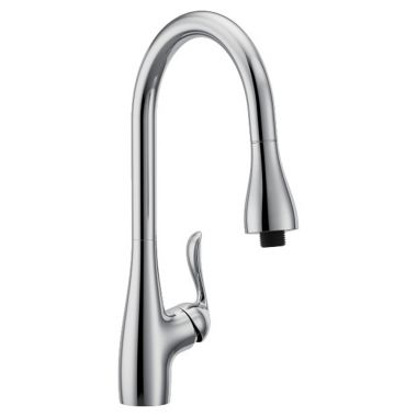 Click here to see Moen 4736 Moen Arbor One-Handle Pulldown Laundry Faucet, Chrome - 4736 