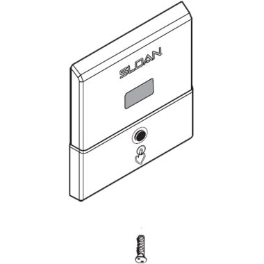 Click here to see Sloan 3305104 Sloan EL-595-A Closet Valve Sensor Wall Plate Kit (3305104)