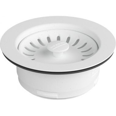 Click here to see Franke WD-900-PWT Franke Colorline Waste Disposer Flange Kit, Antimicrobial Sanitized, UV Additive, Polar White - WD-900-PWT (112.0657.433)