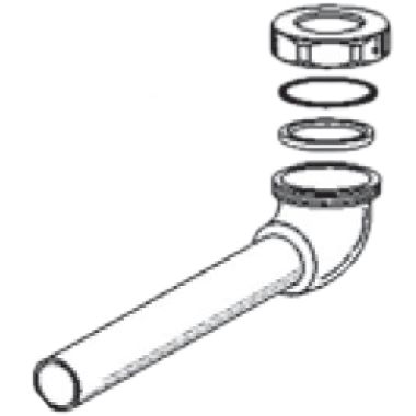 Click here to see Sloan 306341 Sloan F-15-A Tailpiece with Elbow, 3/4